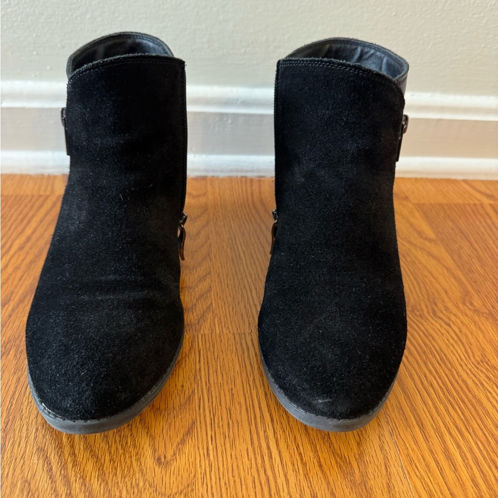 Black Suede Ankle Boots